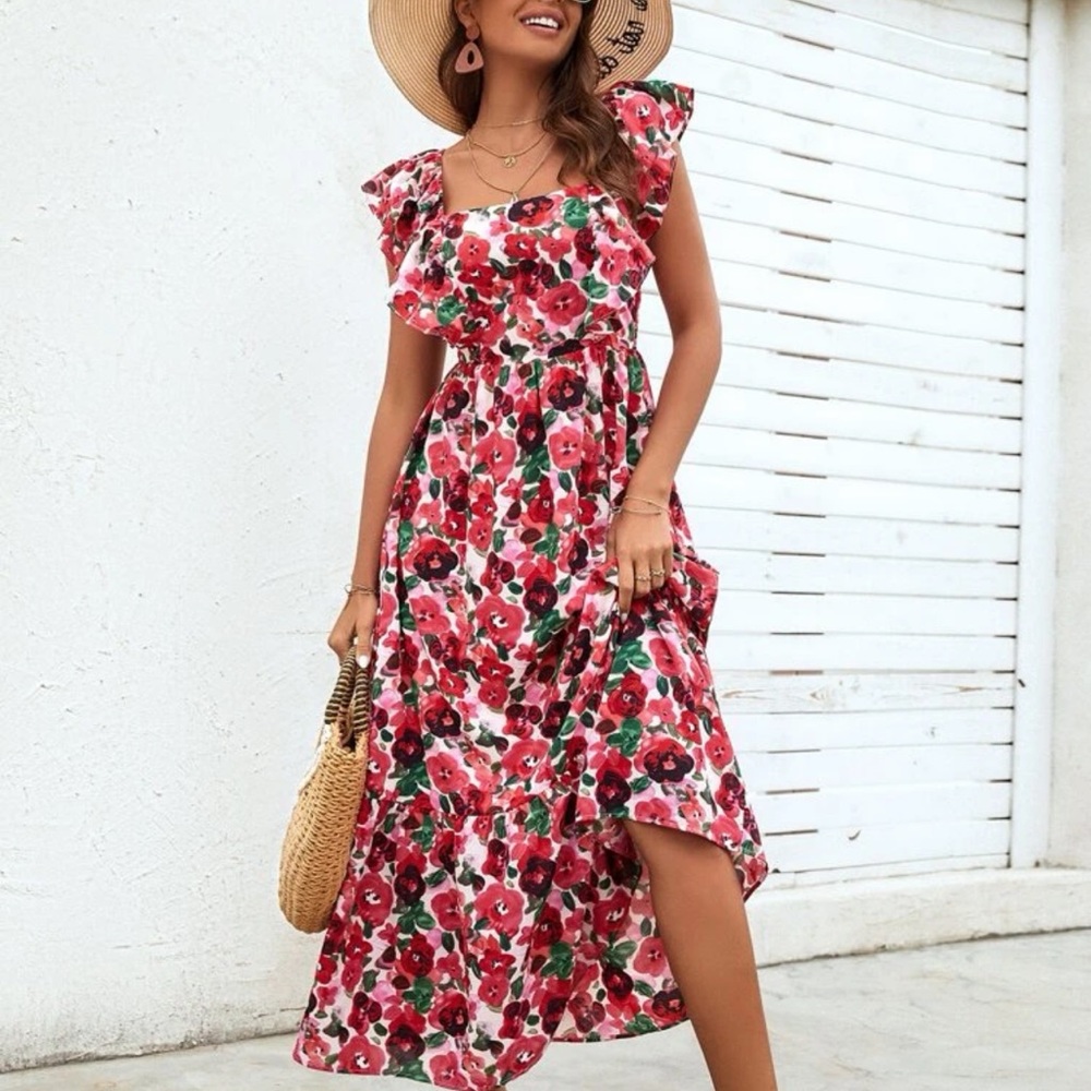 Floral maxi dress